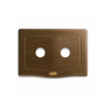 PLAQUE ENGLAND STYLE RECTANGULAIRE BOIS 3 MODULES 2 COMMANDES|sfh|3b073954dc38|