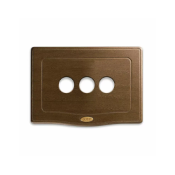PLAQUE ENGLAND STYLE RECTANGULAIRE BOIS 3 MODULES 3 COMMANDES|sfh|4ed4508e669c|