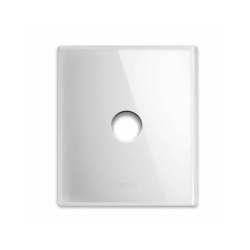 PLAQUE NEW STYLE 44 CARREE VERRE BLANC 2 MODULES 1 COMMANDE|sfh|bc23e87a89d9|