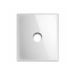 PLAQUE NEW STYLE 44 CARREE VERRE BLANC 2 MODULES 1 COMMANDE|sfh|d103ba5d8f58|