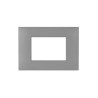 PLAQUE YOUNG 44 RECTANGULAIRE GRIS MAT 3 MODULES|sfh|78a577016084|
