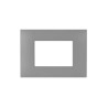 PLAQUE YOUNG 44 RECTANGULAIRE GRIS MAT 3 MODULES|sfh|1d496b005878|