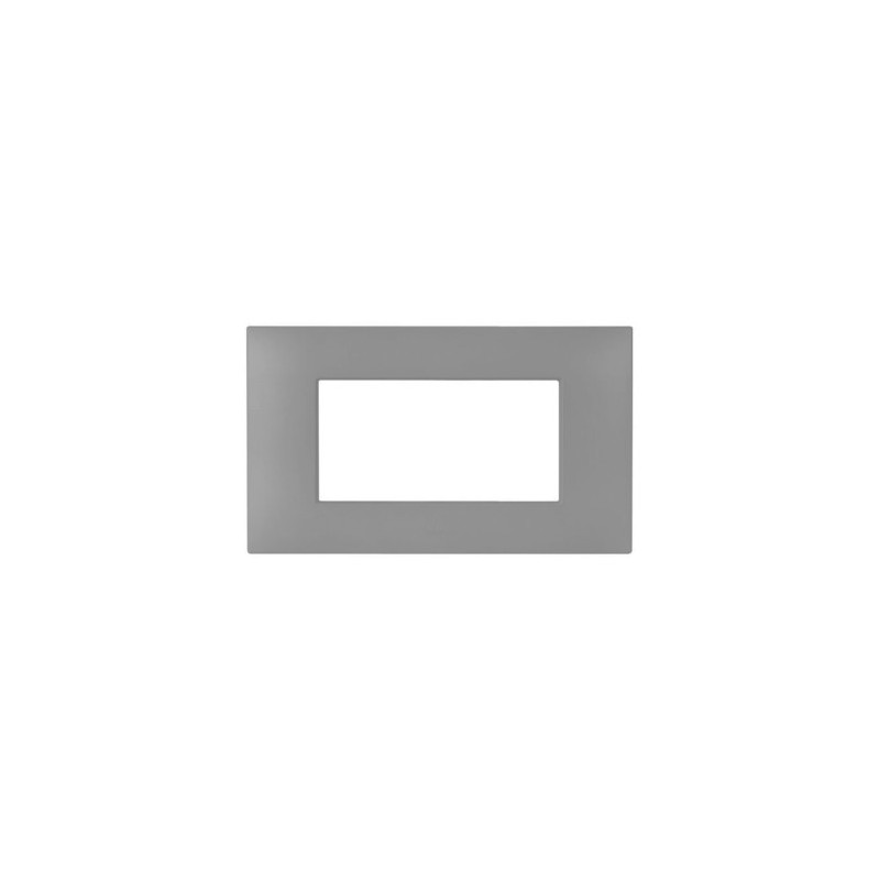 PLAQUE YOUNG 44 RECTANGULAIRE GRIS MAT 4 MODULES|sfh|7af6bbc799ad|