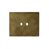 PLAQUE NEW STYLE 44 RECTANGULAIRE ALUMUNIUM COULEUR BRONZE ANTIQUE BROSSÉ 3 MODULES 2 COMMANDES|sfh|8ebd6532ac14|