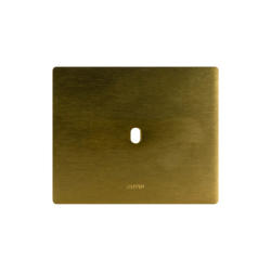 PLAQUE NEW STYLE 44 RECTANGULAIRE ALUMUNIUM COULEUR BRONZE 3 MODULES 1 COMMANDE|sfh|757dae634b95|