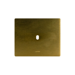 PLAQUE NEW STYLE 44 RECTANGULAIRE ALUMUNIUM COULEUR BRONZE 3 MODULES 1 COMMANDE|sfh|5819200905d5|