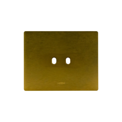 PLAQUE NEW STYLE 44 RECTANGULAIRE ALUMUNIUM COULEUR BRONZE 3 MODULES 2 COMMANDES|sfh|1ce90abe6536|