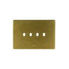 PLAQUE NEW STYLE 44 RECTANGULAIRE ALUMUNIUM COULEUR BRONZE 4 MODULES 4 COMMANDES|sfh|33dab41beebb|