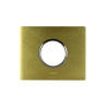 PLAQUE NEW STYLE 44 RECTANGULAIRE ALUMUNIUM COULEUR OR BROSSÉ 3 MODULES POUR 1 PRISE DE COURANT|sfh|343afa15f391|