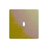 PLAQUE NEW STYLE 44 CARREE ALUMUNIUM NATUREL OR BROSSÉ 2 MODULES 1 COMMANDE|sfh|16dabb6e85d5|