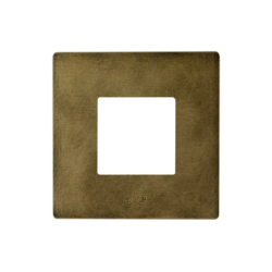 PLAQUE VERA 44 RECTANGULAIRE ALUMUNIUM COULEUR BRONZE ANTIQUE 2 MODULES|sfh|55eb58965c79|