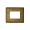 PLAQUE VERA 44 RECTANGULAIRE ALUMUNIUM COULEUR BRONZE ANTIQUE 3 MODULES|sfh|74a91add6d00|