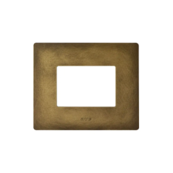 PLAQUE VERA 44 RECTANGULAIRE ALUMUNIUM COULEUR BRONZE ANTIQUE 3 MODULES|sfh|cd9f1937ef1b|
