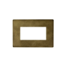 PLAQUE VERA 44 RECTANGULAIRE ALUMUNIUM COULEUR BRONZE ANTIQUE 4 MODULES|sfh|404b62102abc|