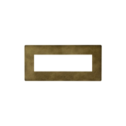 PLAQUE VERA 44 RECTANGULAIRE ALUMUNIUM COULEUR BRONZE ANTIQUE 7 MODULES|sfh|5192af60c2b3|