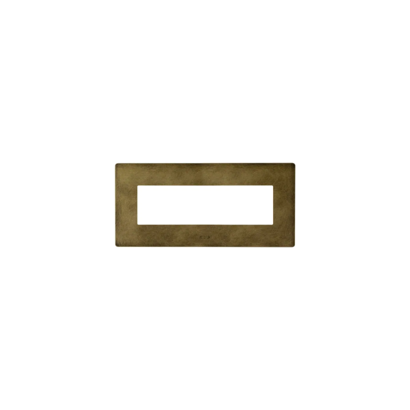 PLAQUE VERA 44 RECTANGULAIRE ALUMUNIUM COULEUR BRONZE ANTIQUE 7 MODULES|sfh|5192af60c2b3|