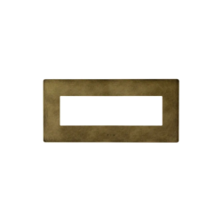 PLAQUE VERA 44 RECTANGULAIRE ALUMUNIUM COULEUR BRONZE ANTIQUE 7 MODULES|sfh|3bda749fa61a|