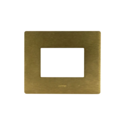 PLAQUE VERA 44 RECTANGULAIRE ALUMUNIUM COULEUR BRONZE 3 MODULES|sfh|b377f477597f|