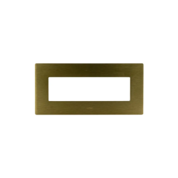 PLAQUE VERA 44 RECTANGULAIRE ALUMUNIUM COULEUR BRONZE 7 MODULES|sfh|895bd06d8714|