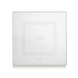 PLAQUE VERA 44 TOUCH CARRÉE BLANC 2 MODULES 1 COMMANDE|sfh|42ed6fb4ef18|