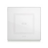 PLAQUE VERA 44 TOUCH CARRÉE BLANC 2 MODULES 1 COMMANDE|sfh|42ed6fb4ef18|