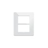 PLAQUE TECHNOPOLYMERE 44 RECTANGULAIRE BLANC 3+3 MODULES|sfh|426ab6d0d0dc|