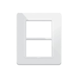 PLAQUE TECHNOPOLYMERE 44 RECTANGULAIRE BLANC 3+3 MODULES|sfh|e1879f70ea9a|