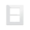 PLAQUE TECHNOPOLYMERE 44 RECTANGULAIRE BLANC 3+3 MODULES|sfh|e1879f70ea9a|