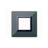 PLAQUE ZAMA 44 CARRÉE GRAPHITE 2 MODULES|sfh|31374f335e27|