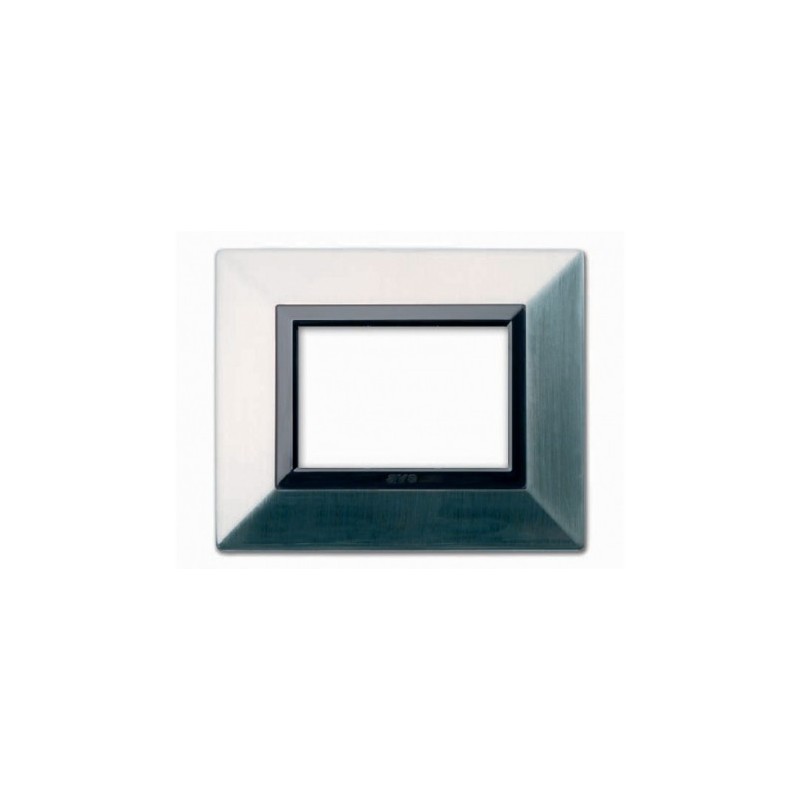 PLAQUE ZAMA 44 RECTANGULAIRE NICKEL BROSSE 3 MODULES|sfh|f3a2ef6f5bc8|
