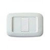 PLAQUE YES 45 RECTANGULAIRE BLANC 1 MODULE|sfh|e2c3a595a845|