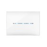 PLAQUE YOUNG TOUCH 44 RECTANGULAIRE BLANC 3 MODULES|sfh|b0872cc8f40e|