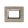 PLAQUE BOIS 44 RECTANGULAIRE CHENE CLAIR 3 MODULES|sfh|a2530351fcd7|