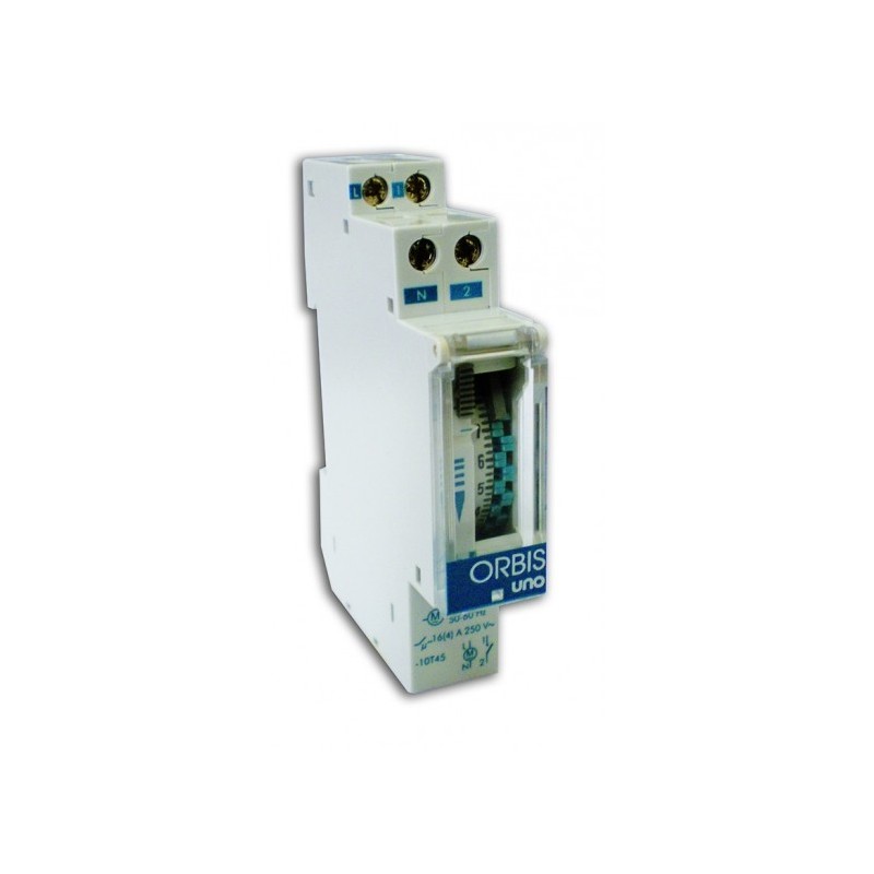 INTERRUPTEUR HORAIRE JOURNALIER 1 MODULE PAS DE 15 min AVEC RESERVE|sfh|761ad47930af|