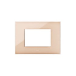 PLAQUE YOUNG 44 RECTANGULAIRE SABLE 3 MODULES|sfh|a03fe030ec0f|