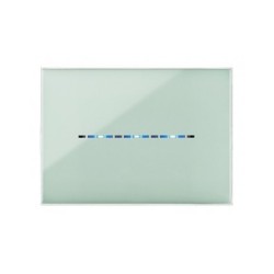 PLAQUE YOUNG TOUCH 44 RECTANGULAIRE VERT SAUGE 3 MODULES|sfh|7a1d0c495458|