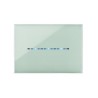 PLAQUE YOUNG TOUCH 44 RECTANGULAIRE VERT SAUGE 3 MODULES|sfh|7a1d0c495458|