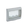 PLAQUE ETANCHE ENCASTREE RECTANGULAIRE 1-3 MODULES S45 BLANC|sfh|d35f8b18f8c4|