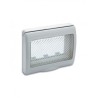 PLAQUE ETANCHE ENCASTREE RECTANGULAIRE 1-3 MODULES S45 BLANC|sfh|bb6668479662|
