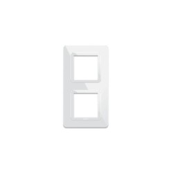 PLAQUE TECHNOPOLYMERE 44 CARRÉE BLANC 2+2 MODULES|sfh|b0dd1e4dfccd|