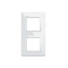PLAQUE TECHNOPOLYMERE 44 CARRÉE BLANC 2+2 MODULES|sfh|71272c939dd0|