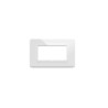 PLAQUE TECHNOPOLYMERE 44 RECTANGULAIRE BLANC 4 MODULES|sfh|a6778a27ee71|