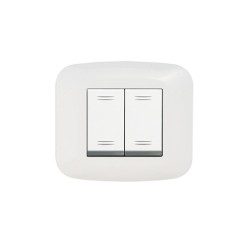 PLAQUE YES 45 CARREE BLANC 2 MODULES|sfh|c52708db92e2|