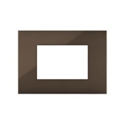 PLAQUE YOUNG 44 RECTANGULAIRE MARRON 3 MODULES|sfh|22c33297b5ea|