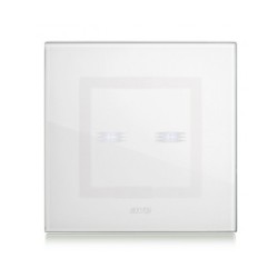 PLAQUE VERA 44 TOUCH CARRÉE BLANC 2 MODULES 2 COMMANDES|sfh|f7d9edaa11cf|