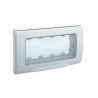 PLAQUE ETANCHE ENCASTREE RECTANGULAIRE 4 MODULES 45 BLANC|sfh|819fdd04c0ee|