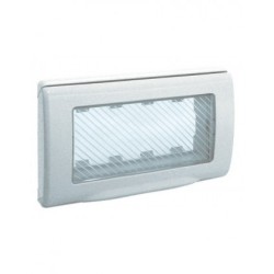 PLAQUE ETANCHE ENCASTREE RECTANGULAIRE 4 MODULES 45 BLANC|sfh|5f983f8d94f0|