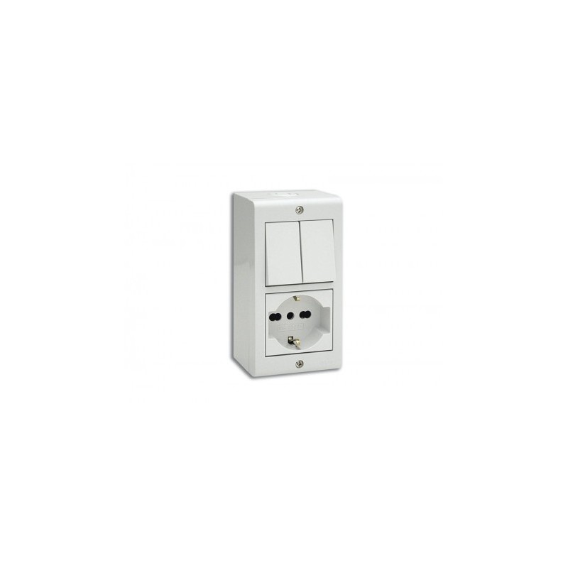 BOITE APPARENTE 4 MODULES S45 BLANC|sfh|a929dc0cc59c|